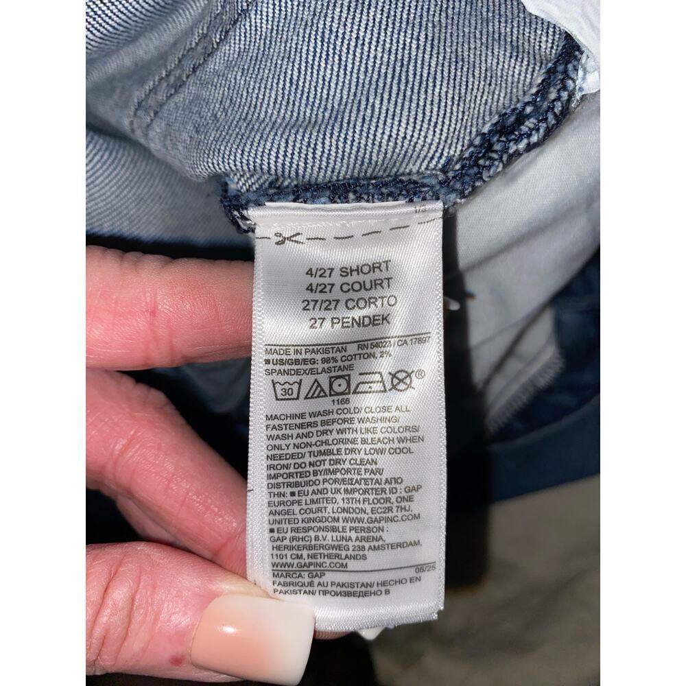 GAP Denim Bootcut Jeans Women’s 4/27 Short Blue Medium Wash NWT $69.99 - Picture 7 of 10